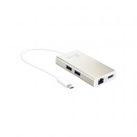 Концентратор J5create USB-C 5-in-1 2xUSB 3.0 + HDMI 4K + USB-C PD + RJ45 1000Mbps gray (JCA374-N)