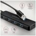 Концентратор AXAGON USB 3.1 to 4xUSB 3.0 black (HUE-C1A)