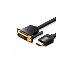 Кабель мультимедійний HDMI M to DVI M 1.0m black Vention (ABFBF)