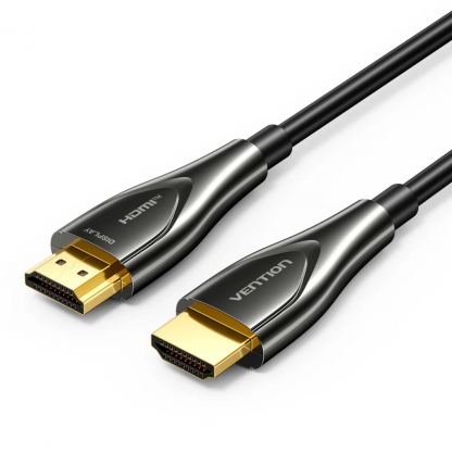 Кабель мультимедийный HDMI M to HDMI M 45.0m 4K fiber optic black Vention (ALSBW)