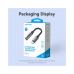 Перехідник Lightning to 3.5mm 0.1m cotton braided aluminum gray Vention (BMBHA)