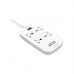 Мережевий фільтр живлення LDNIO SC4407Q 4роз. 4USB 2м (SC4407Q)