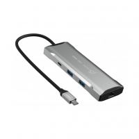Порт-репликатор J5create Dock-Station USB-C 10Gbps, 7-in-1 (хаб/HDMI/PD/картридер) (JCD393-N)