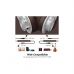 Навушники OneOdio Fusion A70 Bluetooth+3,5мм/6,35мм Silver/Brown (A70 Silver Brown)