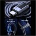 Дата кабель USB-C to USB-C 3.0m PD60W 3A braided L524 gray Ugreen (55776)
