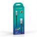 Дата кабель USB 2.0 AM to Lightning 1.0m 2.4A black Grand-X (PL-08B)