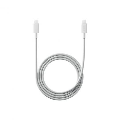 Дата кабель USB-C to USB-C 1.0m 6A braided white Xiaomi (1169403)