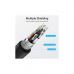 Кабель мультимедийный HDMI M to HDMI M 2.0m V2.0 4K60Hz 90° corner PVC black Vention (AAQBH)