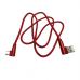 Дата кабель USB 2.0 AM to USB-C 1.0m 2.4A 90° corner red XoKo (XK-CTC-001-RD)