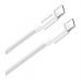 Дата кабель USB-C to USB-C 2.0m 5A 100W zinc alloy braided white ColorWay (CW-CBPDCC099-WT)