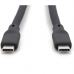 Дата кабель USB-C to USB-C 1.5m USB4 2.0 80G 240W 16K silicone black Digitus (AK-300350-015-S)