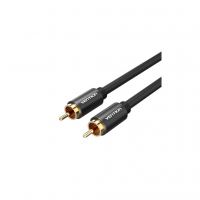 Кабель мультимедийный 1xRCA M to 1xRCA M 2.0m digital black Vention (VAB-R09-B200)