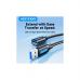 Дата кабель USB 3.2 AM/AF 0.5m 10Gbps PVC black Vention (CBOBD)