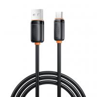 Дата кабель USB 2.0 AM to USB-C 1.0m 3A black XO (XO-CB-300UC-BK)