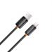Дата кабель USB 2.0 AM to USB-C 1.0m 3A black XO (XO-CB-300UC-BK)