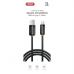 Дата кабель USB 2.0 AM to USB-C 1.0m 3A black XO (XO-CB-300UC-BK)