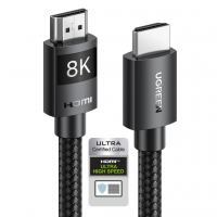 Кабель мультимедийный HDMI M to HDMI M 10.0m 8K60Hz 48Gbps braided Ugreen (95966)