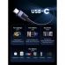 Дата кабель USB-C to USB-C 2.0m PD3.1 240W 480Mbps braided black Ugreen (75732)