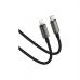 Дата кабель USB 2.0 AM to Lightning 1.2m 30W nylon black Acefast (6974316285410)