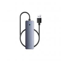 Концентратор Baseus USB 3.0 to 4xUSB 3.0 + USB-C gray (B0005280B811-01)