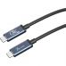 Дата кабель USB-C to USB-C 0.8m USB4 40Gbps 240W (48V/5A) 8K60Hz premium J5create (JUC29L08-N)