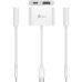 Переходник USB-C M to HDMI F + USB-C F PD100W white J5create (JCA152-N)