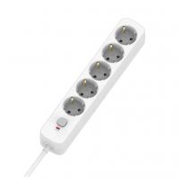Мережевий фільтр живлення ColorWay CCA-3G1MM 5 розеток, 2m White (CW-PSEA1052W)