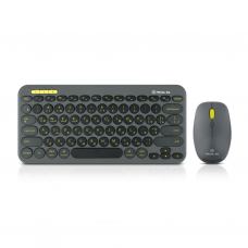 Комплект REAL-EL KIT-635W Wireless/Bluetooth Black (EL123100057)