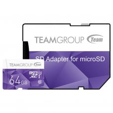 Карта пам'яті Team 64GB microSD Class10 UHS-I (TCUSDX64GUHS41)