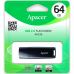 USB флеш накопичувач Apacer 64GB AH336 Black USB 2.0 (AP64GAH336B-1)