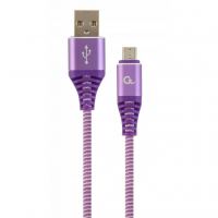 Дата кабель USB 2.0 Micro 5P to AM Cablexpert (CC-USB2B-AMmBM-1M-PW)