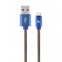 Дата кабель USB 2.0 AM to Type-C 1.0m Cablexpert (CC-USB2J-AMCM-1M-BL)