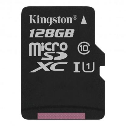 Карта памяти Kingston 128GB microSDXC Class 10 Canvas Select Plus 100R A1 (SDCS2/128GBSP)
