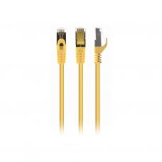 Патч-корд 0.25м S/FTP Cat 6A CU LSZH yellow Cablexpert (PP6A-LSZHCU-Y-0.25M)