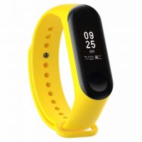 Ремінець до фітнес браслета BeCover Silicone для Xiaomi Mi Band 3/4 Yellow (704130)