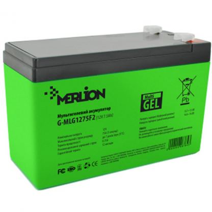 Батарея к ИБП Merlion 12V - 7.5 Ah (G-MLG1275F2)