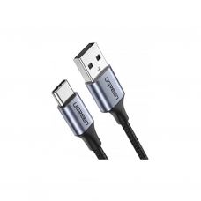Дата кабель USB 2.0 AM to USB-C 1.5m US287 (Black) Ugreen (60117)