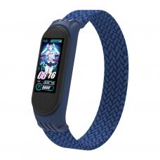 Ремешок для фитнес браслета Armorstandart Braided Solo Loop для Xiaomi Mi Band 4/5/6 Blue size M (ARM58764)