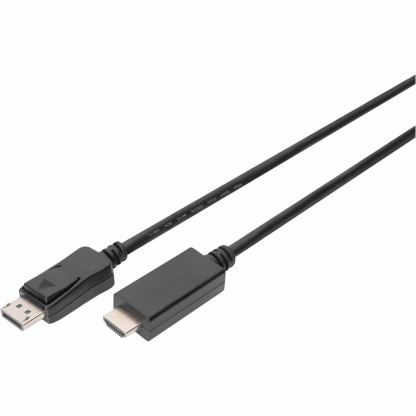 Кабель мультимедийный DisplayPort M to HDMI M 2.0m 4K Digitus (AK-340303-020-S)