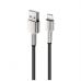 Дата кабель USB 2.0 AM to Lightning 1.0m head metal black ColorWay (CW-CBUL046-BK)