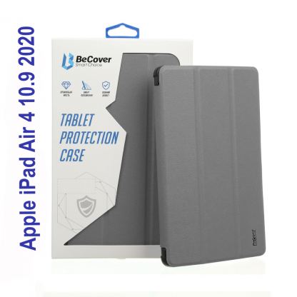 Чохол до планшета BeCover Soft Edge Pencil mount Apple iPad Air 4 10.9 2020/2021 Gray (706820)