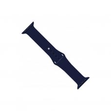 Ремінець до смарт-годинника Intaleo Silicone для Apple Watch 42/44 mm dark blue (1283126494376)