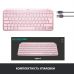 Клавиатура Logitech MX Keys Mini Wireless Illuminated UA Rose (920-010500)