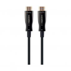 Кабель мультимедійний HDMI to HDMI 10.0m AOC V.2.0, 4K 60Hz Gold Cablexpert (CCBP-HDMI-AOC-10M-02)