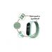 Ремешок для фитнес браслета BeCover Nylon Style для Xiaomi Mi Smart Band 5/6 Blue-Green (705418)
