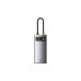 Концентратор Baseus Metal Gleam Series 4-in-1 Multifunctional Gray (CAHUB-CY0G)