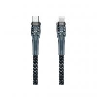 Дата кабель USB-C to Lightning Seeman PD-B94a Black Proda (PD-B89 (C-L)-BK)