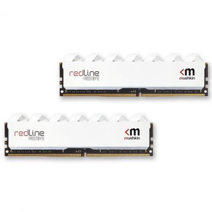 Модуль памяти для компьютера DDR4 16GB (2x8GB) 3600 MHz Redline White Mushkin (MRD4U360JNNM8GX2)