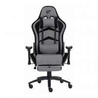 Кресло игровое GT Racer X-2534-F Gray/Black Suede (X-2534-F Fabric Gray/Black Suede)