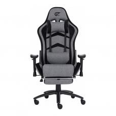 Кресло игровое GT Racer X-2534-F Gray/Black Suede (X-2534-F Fabric Gray/Black Suede)